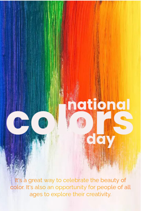 National Colors Day Poster Template | PosterMyWall
