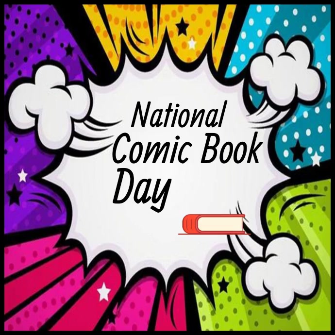 national comic book day instagram post Template | PosterMyWall