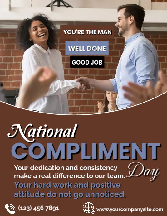 National Compliment Day Template | PosterMyWall