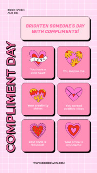 National Compliment Day Story Poster template