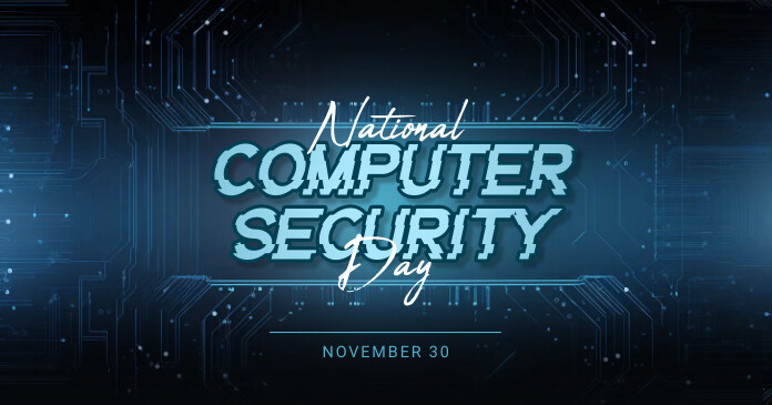 National Computer Security Day Template Facebook Shared Image