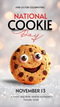 national cookies day Instagram Story template