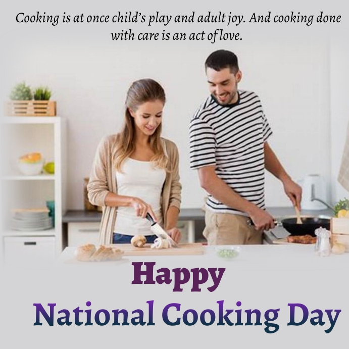 Copy of national cooking day PosterMyWall