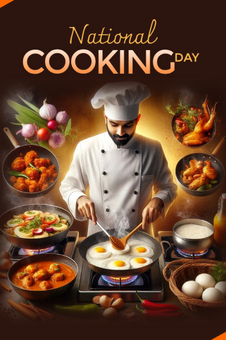 National Cooking Day Poster Template | PosterMyWall