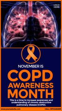National COPD Awareness Month Instagram Story template