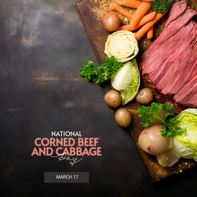 Copy Of National Corned Beef And Cabbage Day PosterMyWall copy-of-national-corned-beef-and-cabbage-day-postermywall