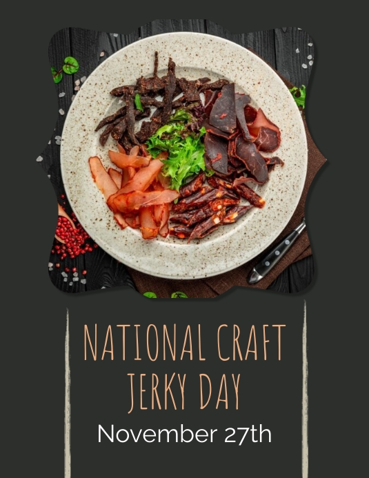 National Craft Jerky Day Template PosterMyWall