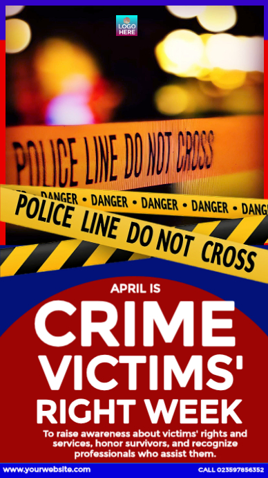 Crime Victims' Rights Week Template | PosterMyWall