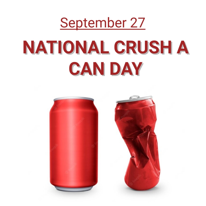 national crush a can day Template | PosterMyWall
