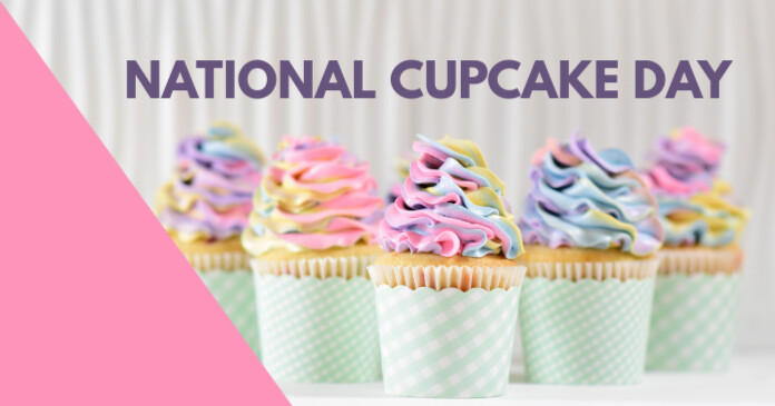 National Cupcake Day Gedeelde afbeelding op Facebook template