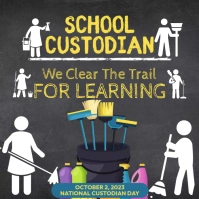 NATIONAL CUSTODIAN DAY Instagram Post template