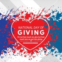 National Day of Giving Instagram Post template