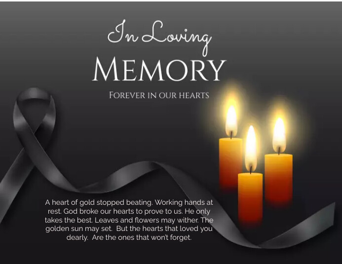 National Day of Mourning Template | PosterMyWall
