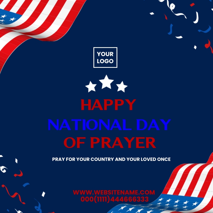 National day of prayer Template PosterMyWall