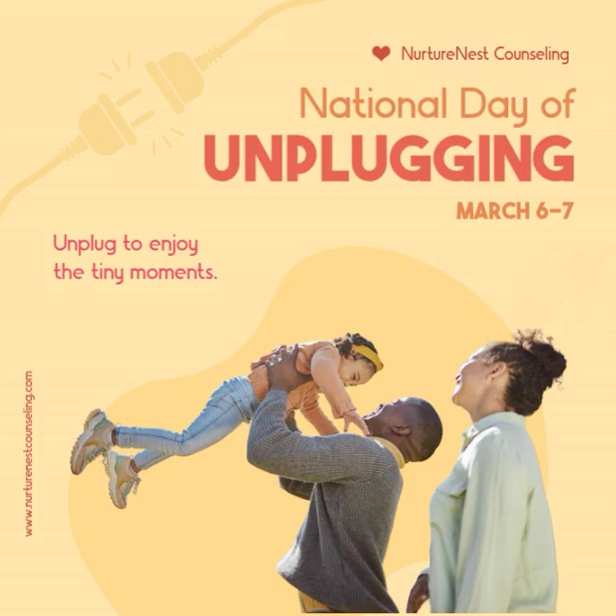 Plantilla de National Day of Unplugging Slideshow | PosterMyWall