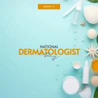 National Dermatologist Day template Instagram Post