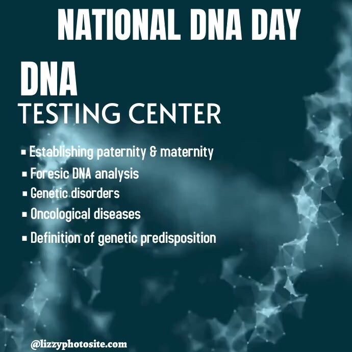National DNA Day poster Template | PosterMyWall