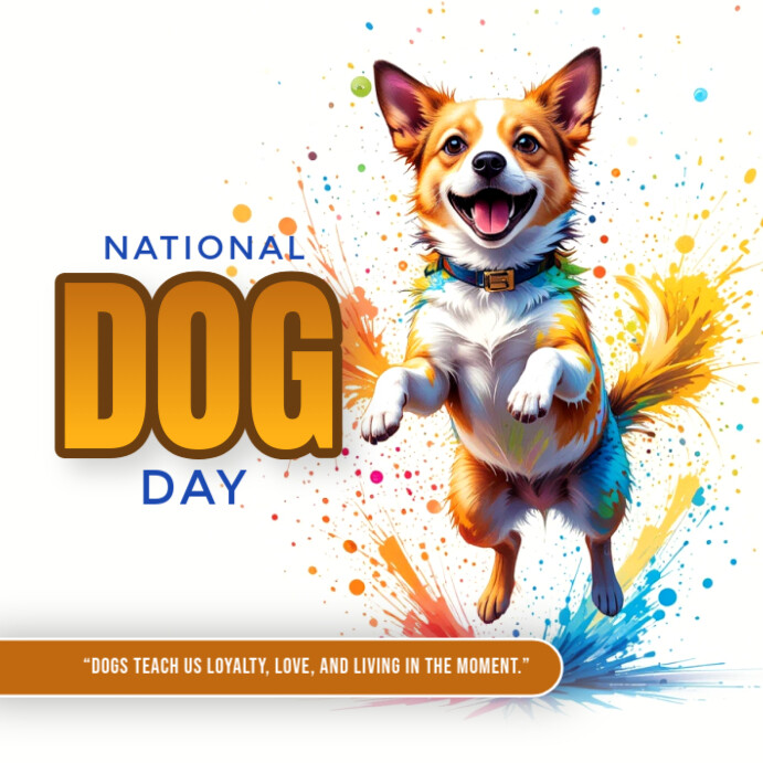 National dog day Template | PosterMyWall