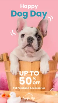 national dog day template Instagram Story