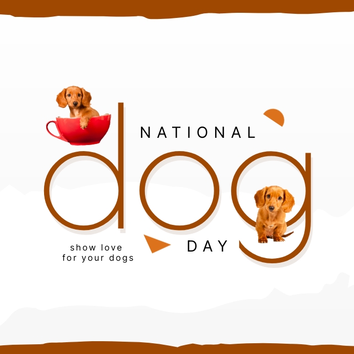 National Dog Day Design