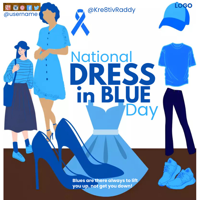 national dress in blue day We will be sharing daily reminders this week leading up to DRESS IN BLUE DAY on Friday, March 6th. #MyFaultyGene #DressInBlueDay #ColorectalCancerAwarenessMonth #ColorectalCancerAwareness