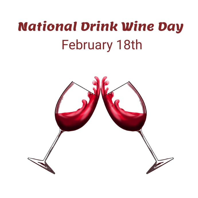 national drink wine day Template PosterMyWall