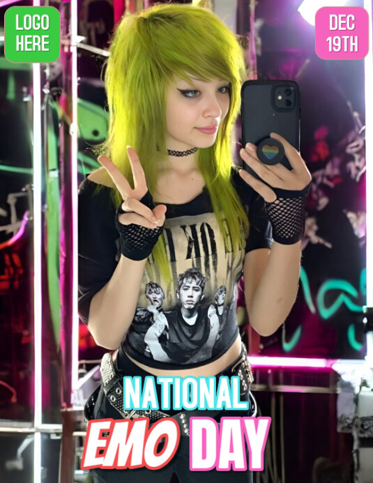 Copy of National emo day | PosterMyWall