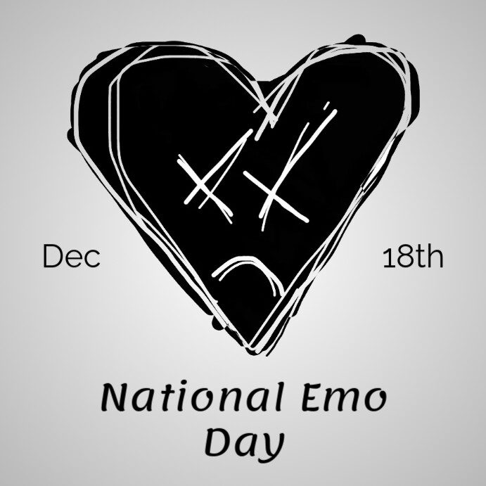 National Emo Day Template | PosterMyWall