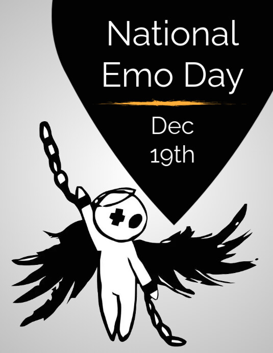 National Emo Day Template | PosterMyWall