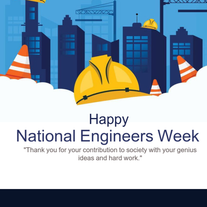 Plantilla de national engineers week | PosterMyWall