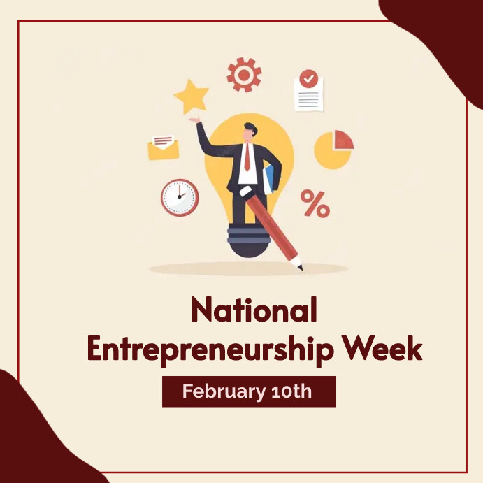 national entrepreneurship week Template | PosterMyWall