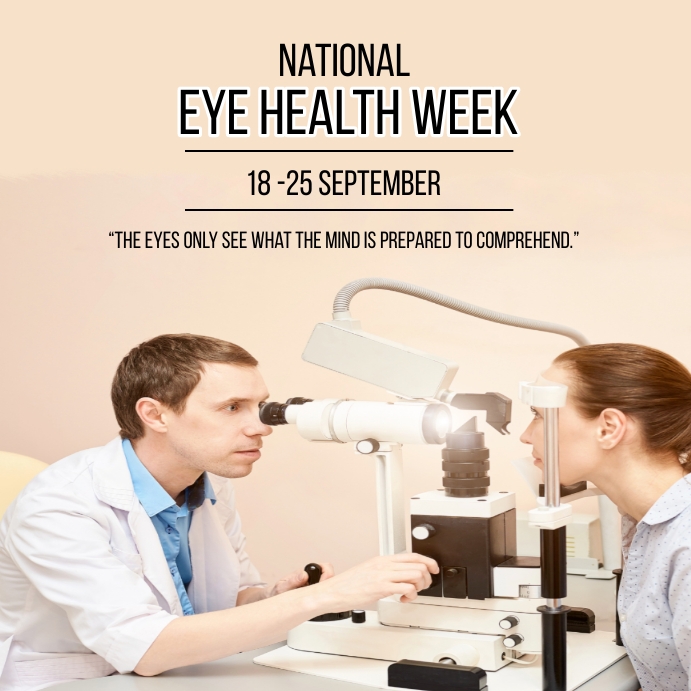 national eye health week,eye health awareness Template PosterMyWall