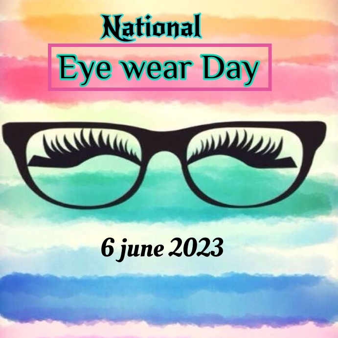 National eyewear day inatagram post Template PosterMyWall