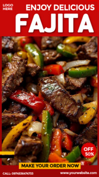 National Fajita Day Template Instagram Story