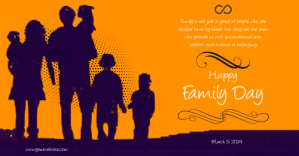 National Family Day auf Facebook geteiltes Bild template
