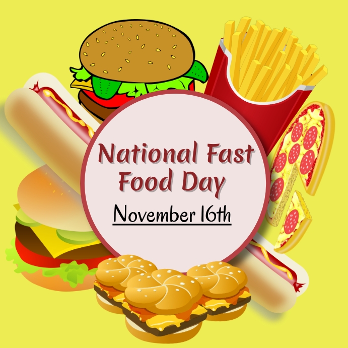 National Fast Food Day Template PosterMyWall national-fast-food-day-template-postermywall