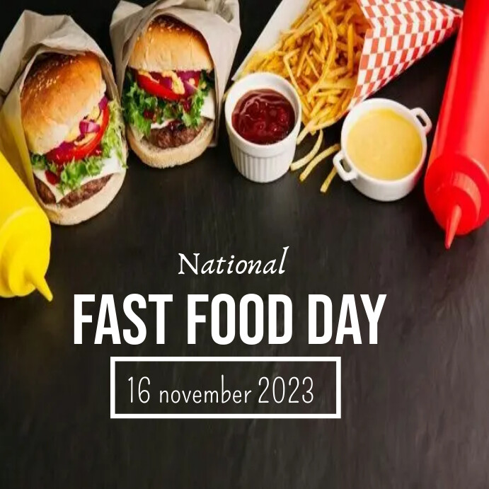 National Fast Food Day Instagram Post Template PosterMyWall national-fast-food-day-instagram-post-template-postermywall