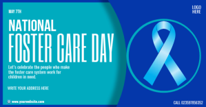 national foster care day Facebook 共享图片 template