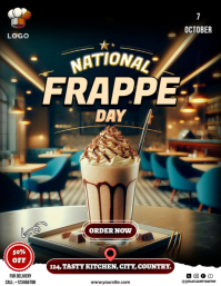 National Frappe Day Flyer (US Letter) template