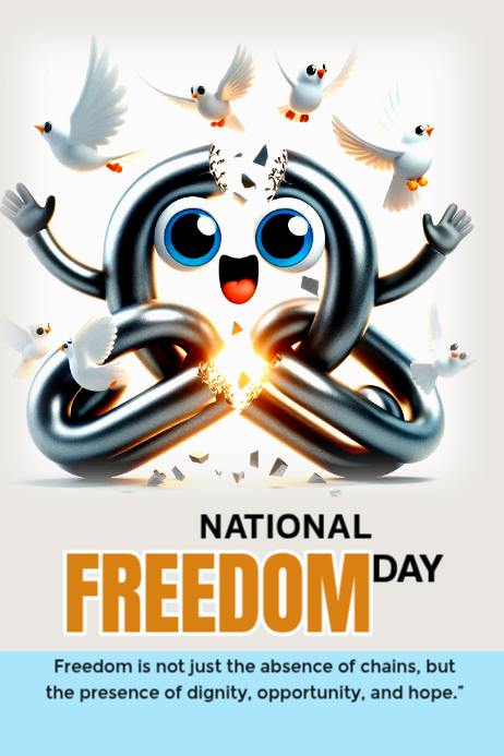 National freedom day Template | PosterMyWall
