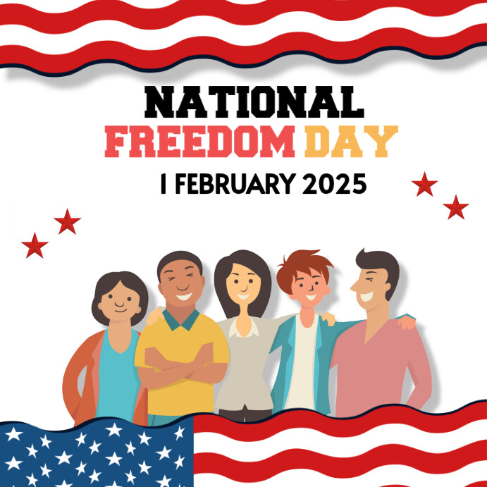 NATIONAL FREEDOM DAY INSTAGRAM POST Template | PosterMyWall