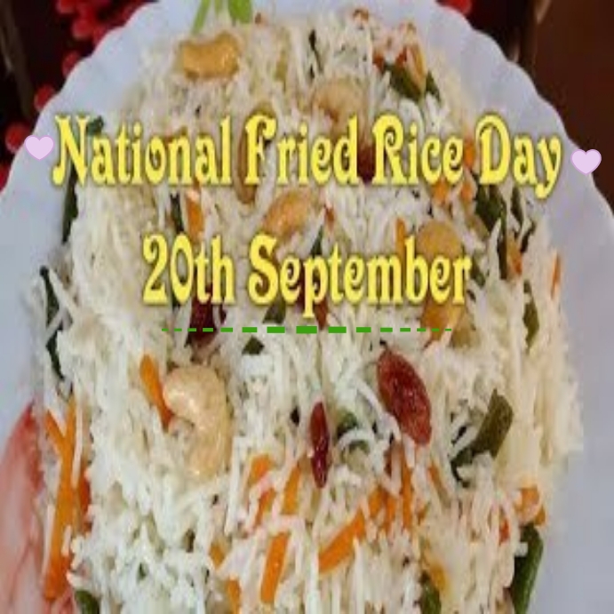 Fried Rice Post Design National fried rice day instagram post Templat | PosterMyWall