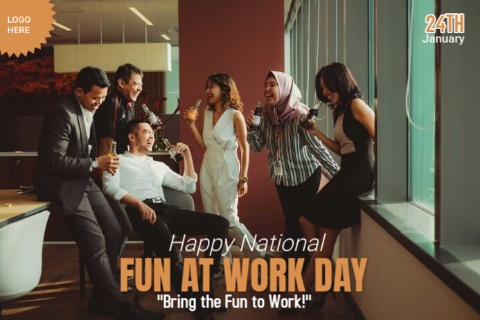 National fun at work day Template | PosterMyWall