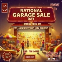 National Garage Sale Day Instagram Post template