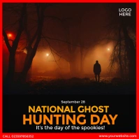 National Ghost Hunting Day Instagram Post template