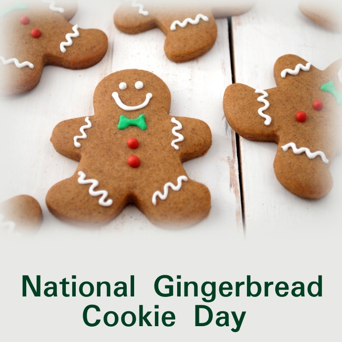 National Gingerbread Cookie Day Template | PosterMyWall