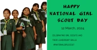 National Girl Scout day Image partagée Facebook template