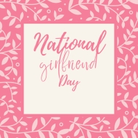 national girlfriend day poster