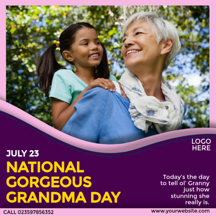 National Gorgeous Grandma Day 2025