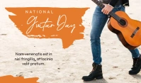 National Guitar Day Tag template